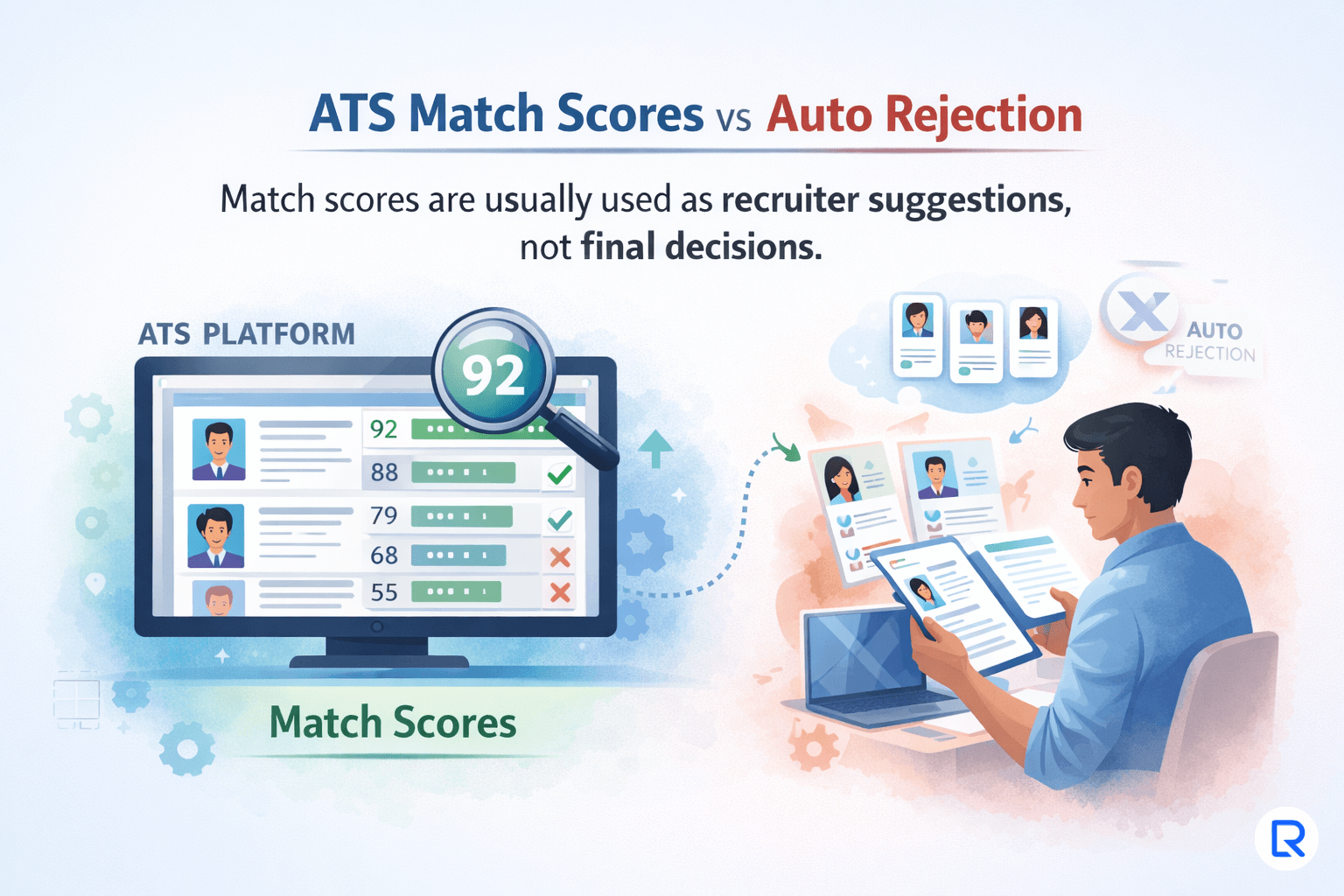 How Recruiters Use AI Match Scores