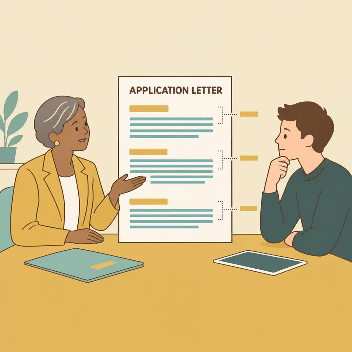 Job Application Letter: Format and a Full Labeled Sample