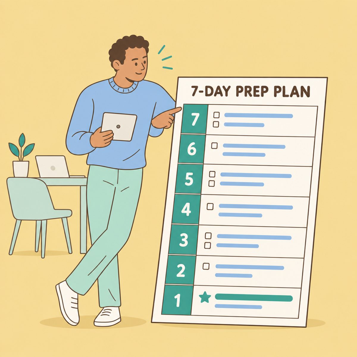 How to Prepare for an Interview: A Plan From One Week Out