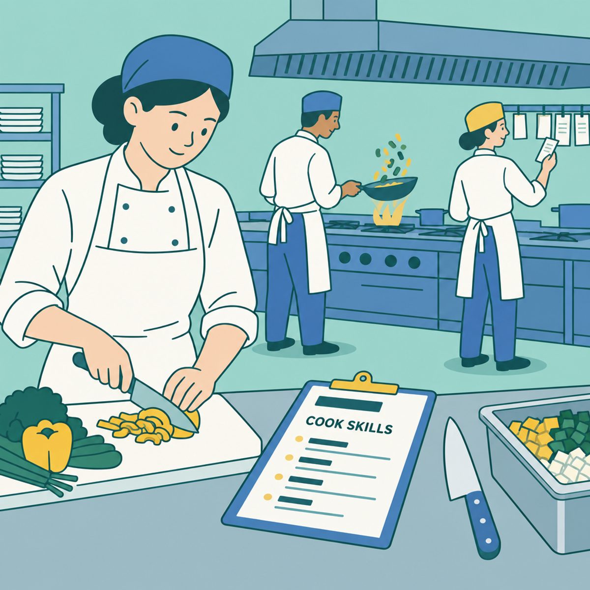 Cook Skills for a Resume: Line and Prep Cook Skills With Examples